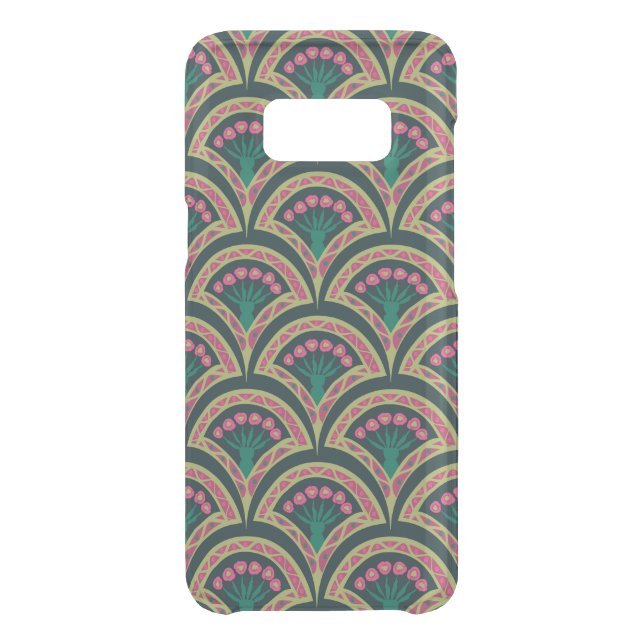 shell shaped green pattern uncommon samsung galaxy case (Back)