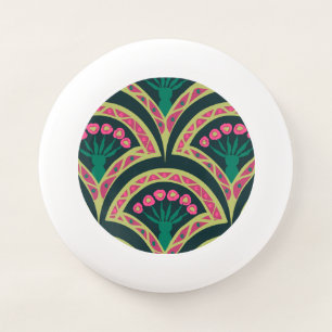 shell shaped green pattern Wham-O frisbee