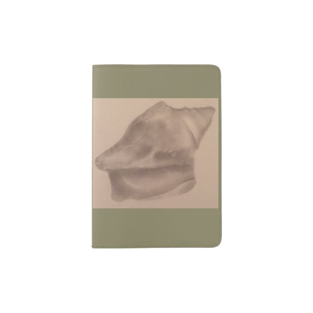 Shell sketch passport holder (Front)