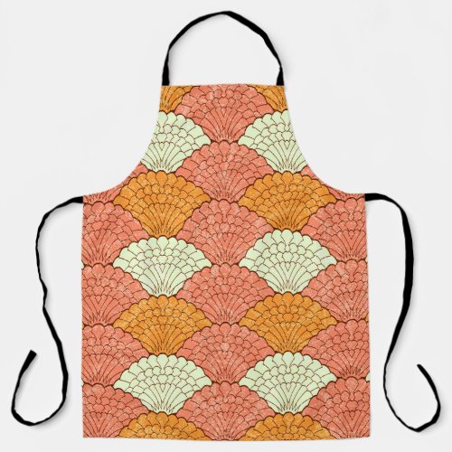 Shell Spectacle Abstract Sea Patterns Apron
