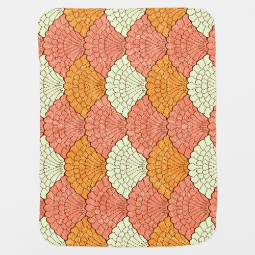 Shell Spectacle Abstract Sea Patterns Baby Blanket