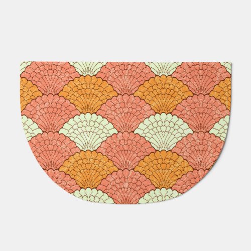 Shell Spectacle Abstract Sea Patterns Doormat