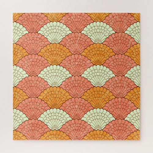 Shell Spectacle Abstract Sea Patterns Jigsaw Puzzle