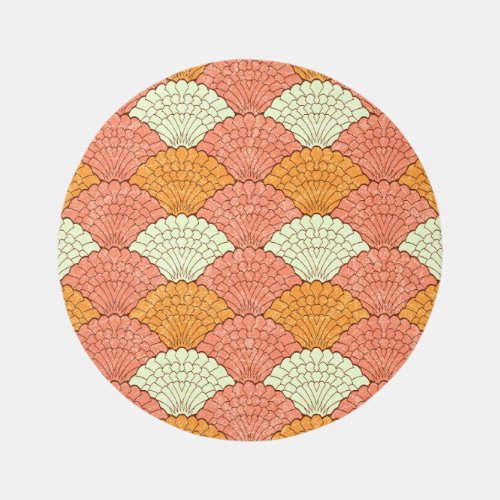 Shell Spectacle Abstract Sea Patterns Rug