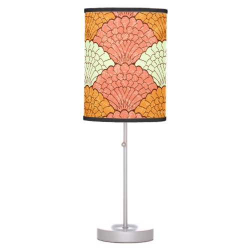 Shell Spectacle Abstract Sea Patterns Table Lamp