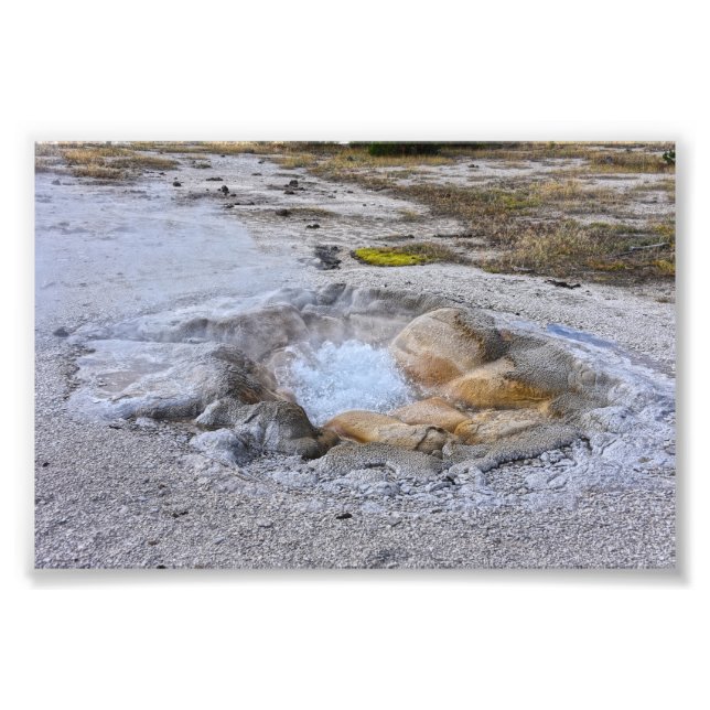 Shell Spring in Yellowstone National Park, Wyoming Photo Print (Front)