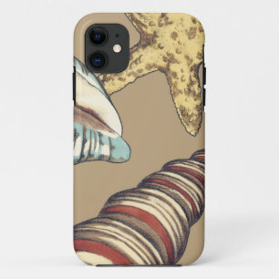 Shell Trio on Khaki iPhone 11 Case