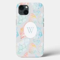 Shell Watercolor Monogram