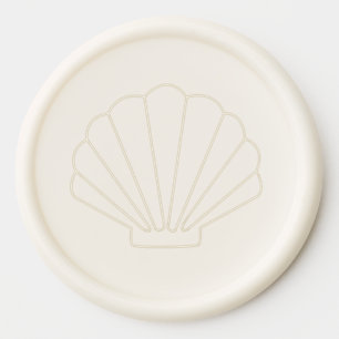 Shell Wax Seal Sticker
