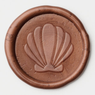 Shell Wax Seal Sticker