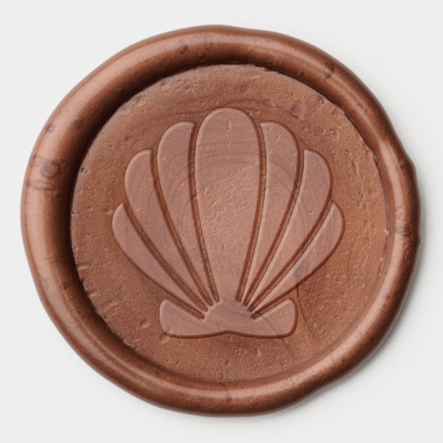 Shell Wax Seal Sticker (Front)