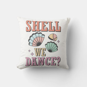 Shell We Dance Throw Pillow