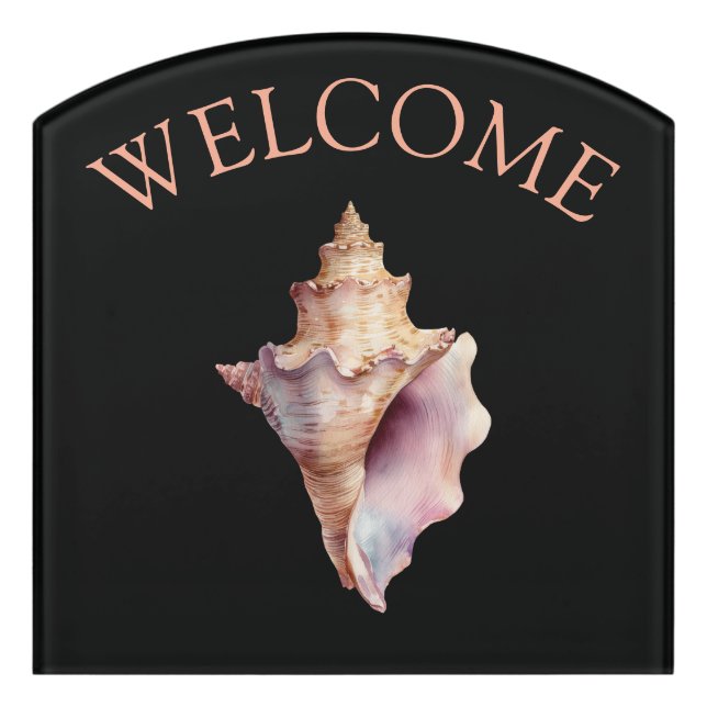 Shell welcome sign (Contour Front)
