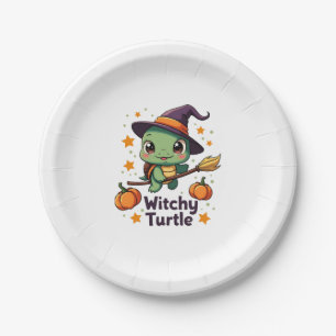 Shell Witch Turtle Paper Plates