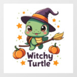Shell Witch Turtle Wall Decal