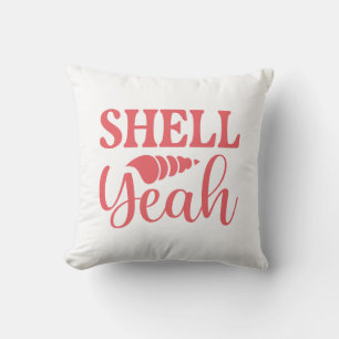 Shell Yeah Throw Pillow