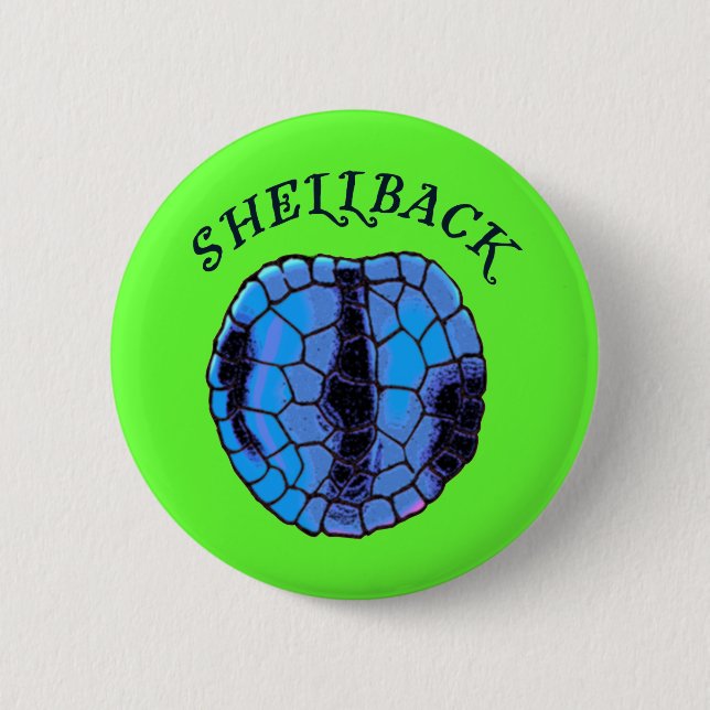 Shellback Pinback Button (Front)