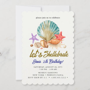 Shellebrate   Birthday  Invitation