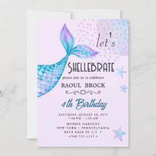 Shellebrate Birthday Invitation