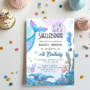 Shellebrate Birthday Invitation
