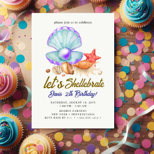 Shellebrate   Birthday  Invitation