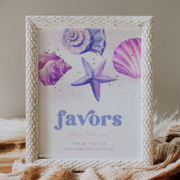 Shellebrate Favors Sign