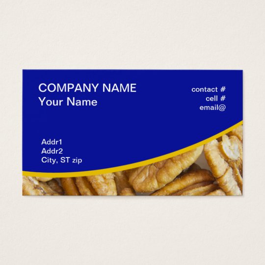 shelled pecans business card
