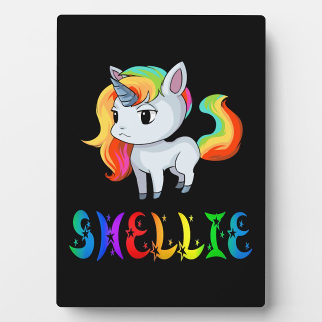 Shellie Unicorn Plaque (Front)