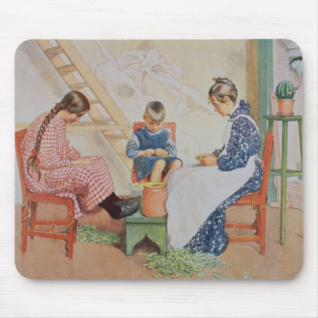 Shelling Peas, pub. in 'Lasst Licht Hinin'(`Let in Mouse Pad (Front)