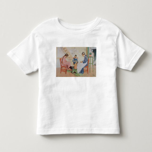Shelling Peas, pub. in 'Lasst Licht Hinin'(`Let in Toddler T-shirt (Front)