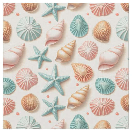 Shells Abundance Fabric