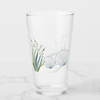 Shells and Seaweed Border Glass
