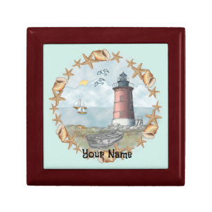 Shells Delaware  Lighthouse Gift Box