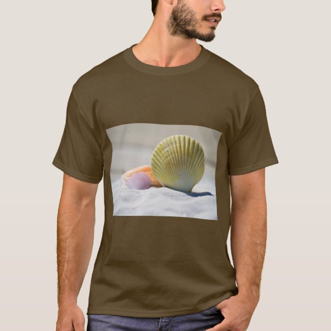 Shells in Sand Beach Vibes Tee (Front)