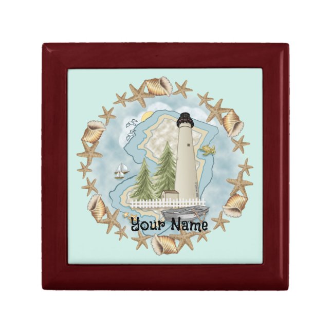 Shells New Jersey Lighthouse  Gift Box (Front)