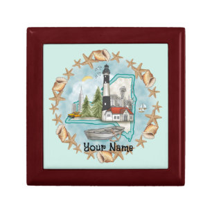 Shells New York Lighthouse Gift Box