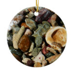 Shells, Rocks and Coral Nature Photography Ceramic Ornament