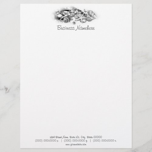 Shells  Starfish Letterhead