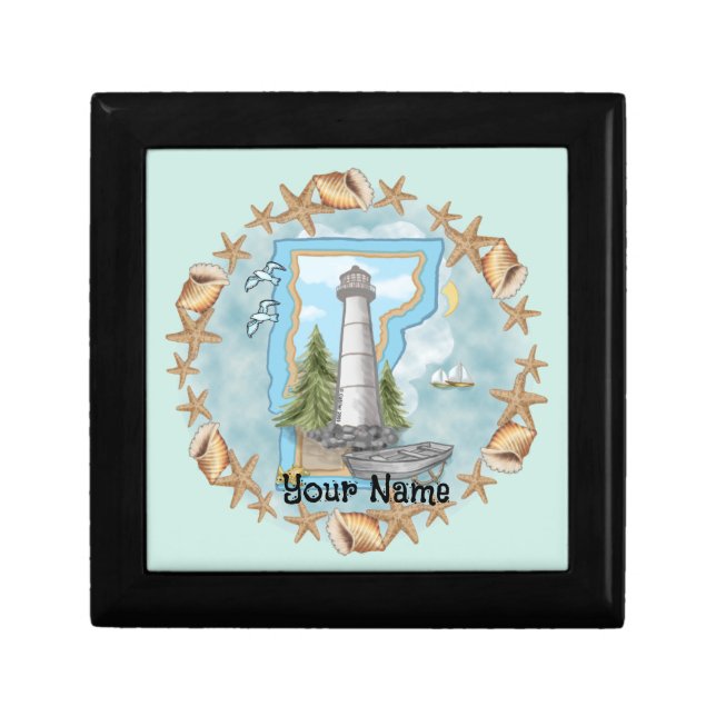 Shells Vermont  Lighthouse  gift box  (Front)