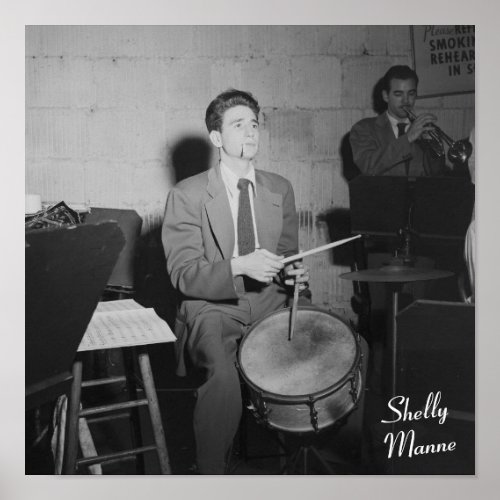 Shelly Manne Poster