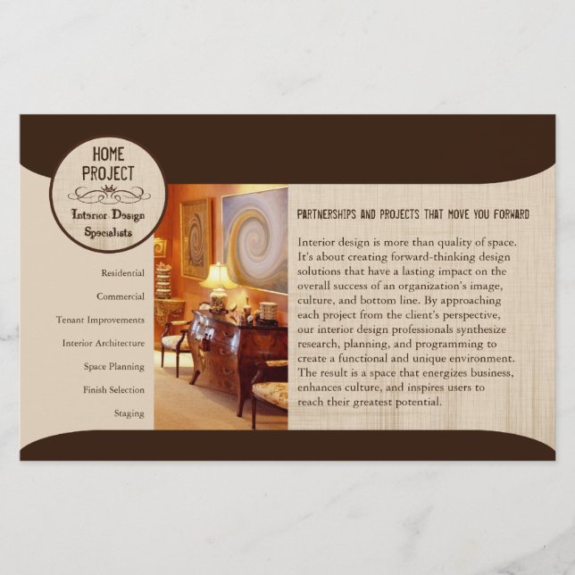 Shelly's Home Project 8.5"x5.5" Fliers Flyer (Front)