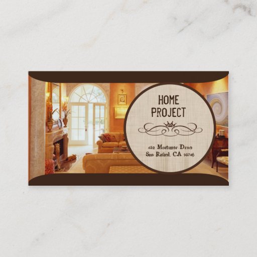 Customizable Shelly's Home Project Business Cards