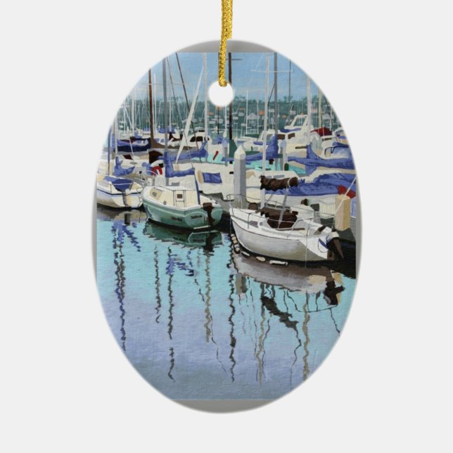 Shelter Island Ceramic Ornament (Front)
