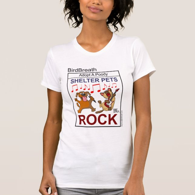 Shelter Pets Rock T-Shirt (Front)