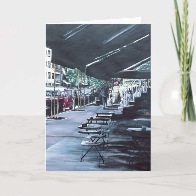 Sheltered by Mid Morning Sun Greeting Card (Front)