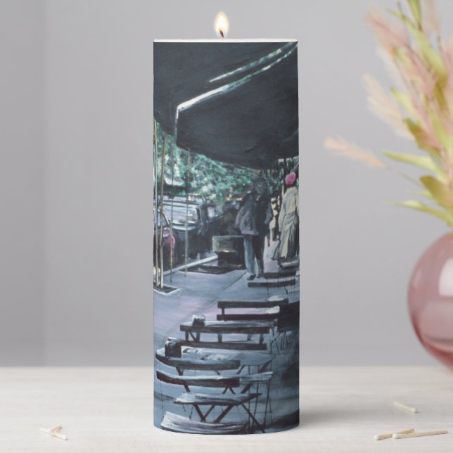 Sheltered by Mid Morning Sun Pillar Candle (In Situ)