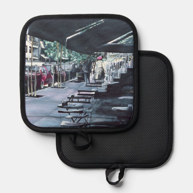 Sheltered by Mid Morning Sun Pot Holder (Front/Back)