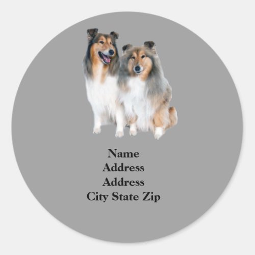 Sheltie Address Label