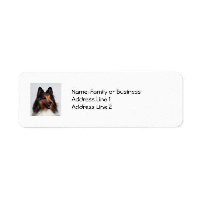 Sheltie Address Labels (Front)