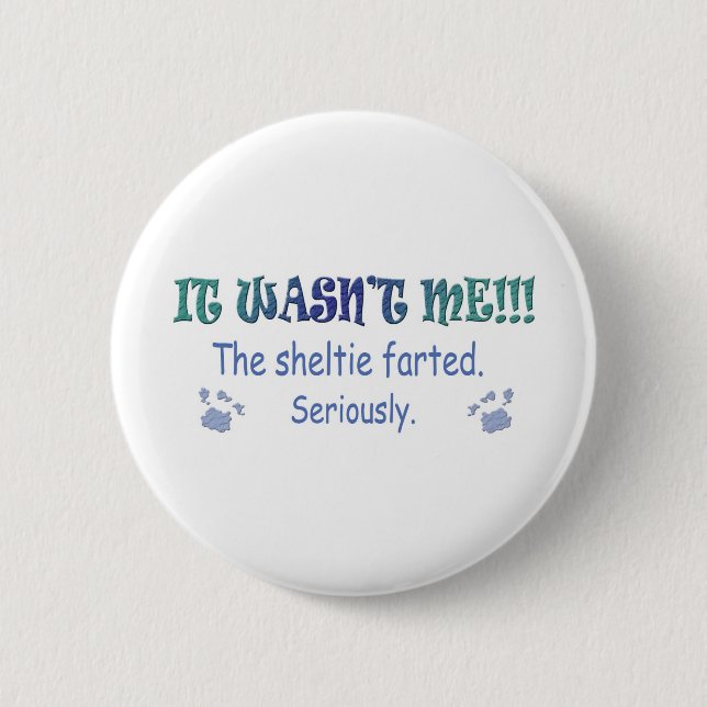 Sheltie Button (Front)